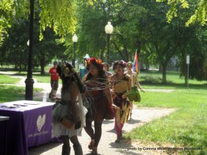 The Fae of the Wildwood Parade at the Midwest Queerfest. LCBTQIA advocacy is important but not MY focus...