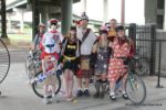 Our motley wedding party included Speed Racer, Stormtrooper, BatGirl, a "Drunk Fisherman," and a "Hippie" costume