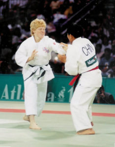 Photo by David Howard of me competing in the 1996 Olympics