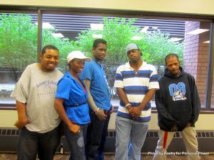 The TEAM poeters, our first replication applicants, led by Derrick "Unlimited Soulstage" Owens