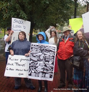 The ECT Protest at Alternatives 2012 in Portland. Tina Minkowitz was there.