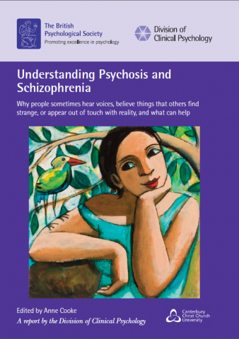 "Understanding Psychosis and Schizophrenia: Why people sometimes hear voices, believe things that others find strange, or appear out of touch with reality, and what can help."