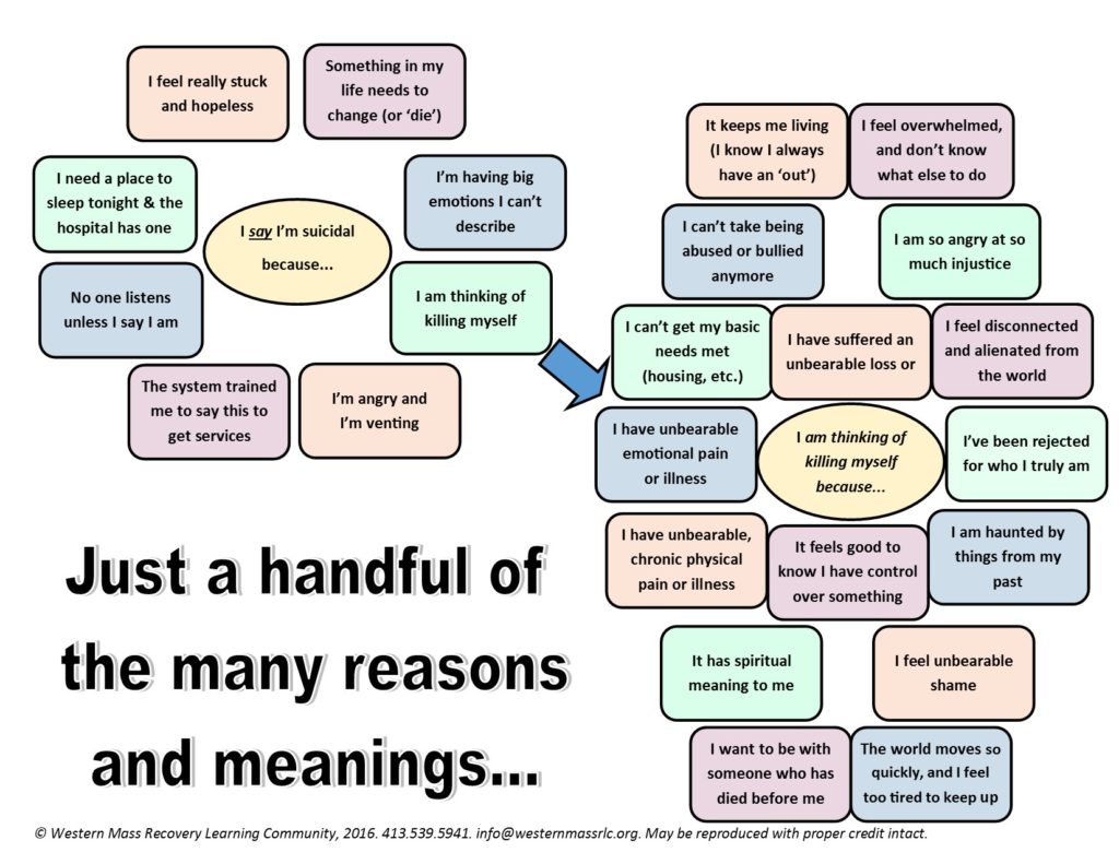 suicide reasons and meanings