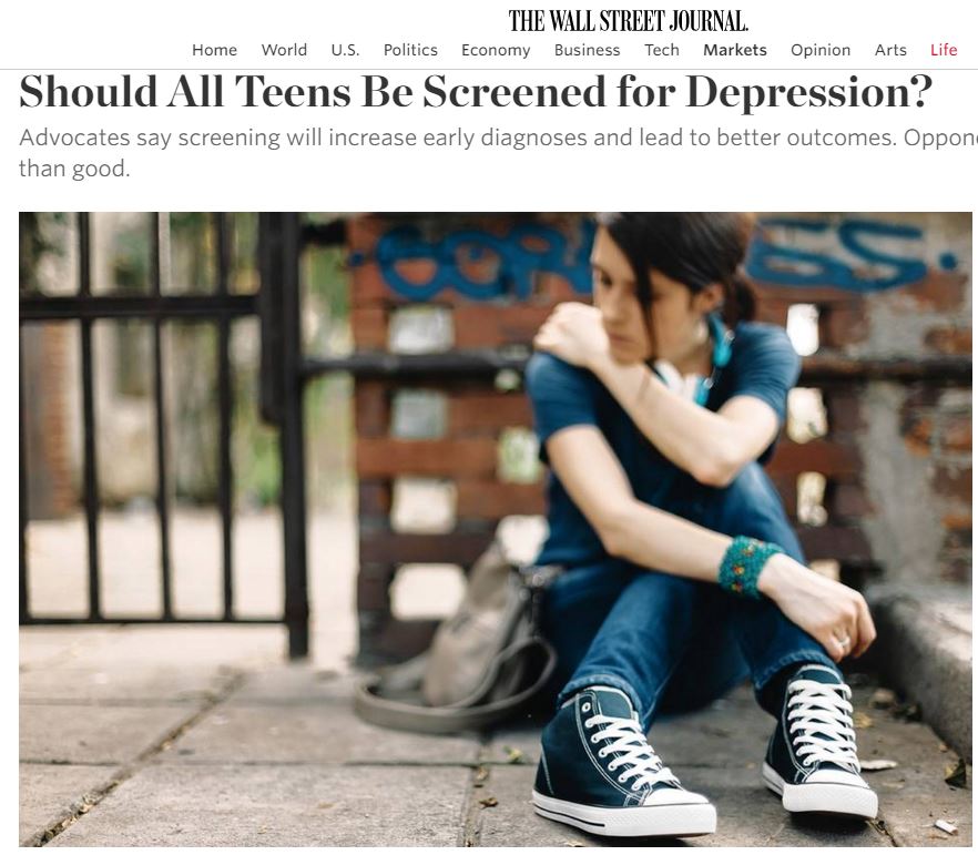 WSJdepressionscreening