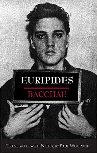 The Hackett Classics edition of <em>Euripides’ Bacchae</em>. Cover design by Brian Rak and John Pershing.