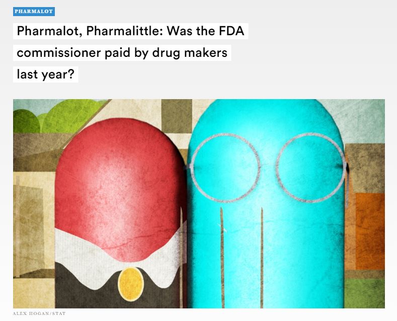 FDA commissioner paid