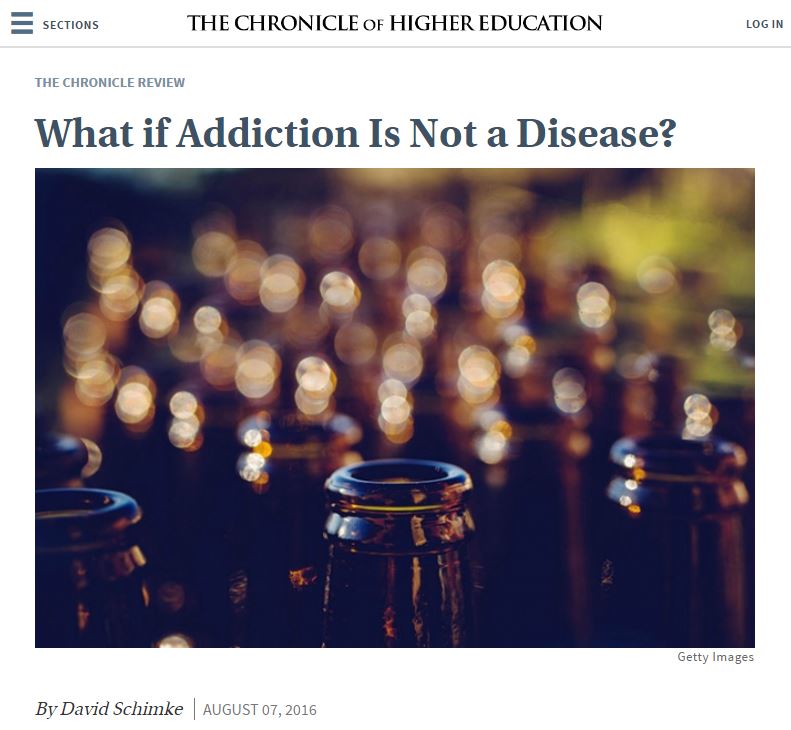 addiction not a disease