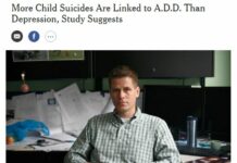 “More Child Suicides Are Linked to A.D.D. Than Depression, Study Suggests”