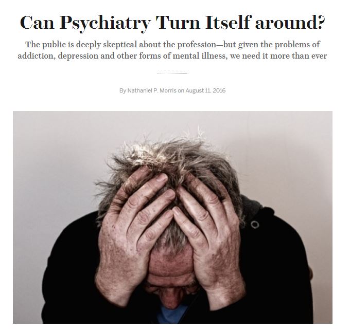 can psychiatry turn itself around