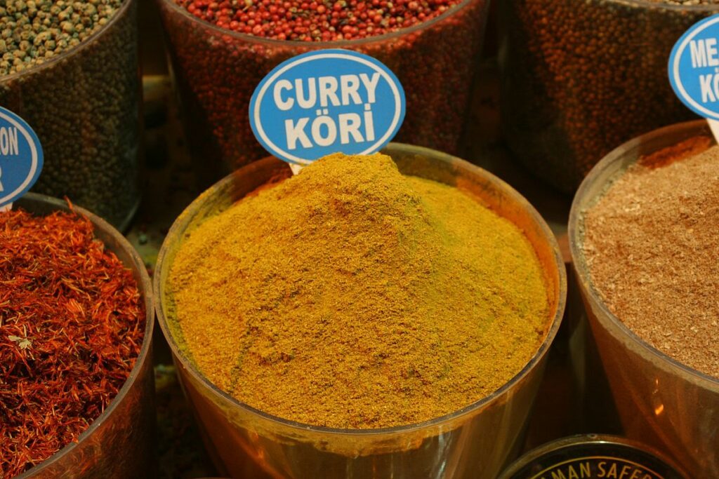 Curry powder often contains curcumin. Photo credit: Creative Commons