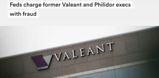 “Feds Charge Former Valeant and Philidor Execs with Fraud”