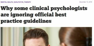 “Why Some Psychologists Are Ignoring Practice Guidelines”