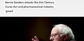 “Bernie Sanders Attacks the 21st Century Cures Act and Pharmaceutical Industry ‘Greed’”