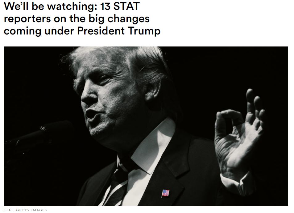 STAT watching Trump