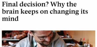 “Final decision? Why the Brain Keeps on Changing its Mind”