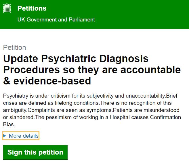 uk petition