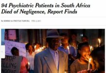 “94 Psychiatric Patients in South Africa Died of Negligence, Report Finds”