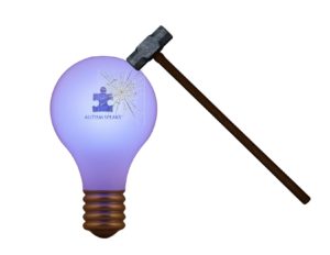 Smash the Blue Light: Autism Speaks