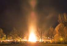 Human Connection is the Antidote to a Culture of Isolation fire celebration