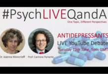 Joanna Moncrieff and Carmine Pariante Debate Antidepressants
