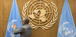UN Report Criticizes Biomedical Approach to Mental Health UN flags being prepared for UN General Assembly General Debate