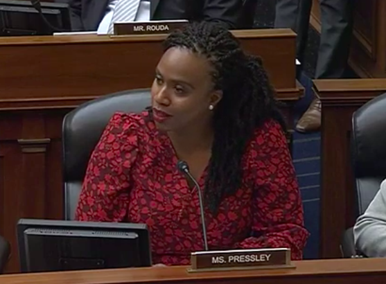 Rep. Ayanna Pressley house committee childhood trauma