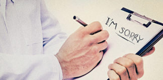 Power Means Never Having to Say You’re Sorry doctor saying sorry