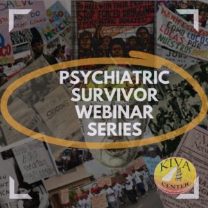 Psychiatric survivor webinar series facebook ad