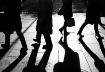 Does Stranger Mean Danger? silhouettes of legs