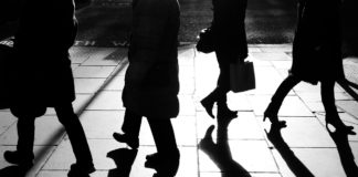 Does Stranger Mean Danger? silhouettes of legs