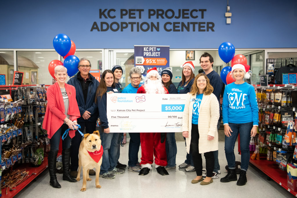 Kenny Yarnevitch and his dog, Fab, at Petco Foundation adoption