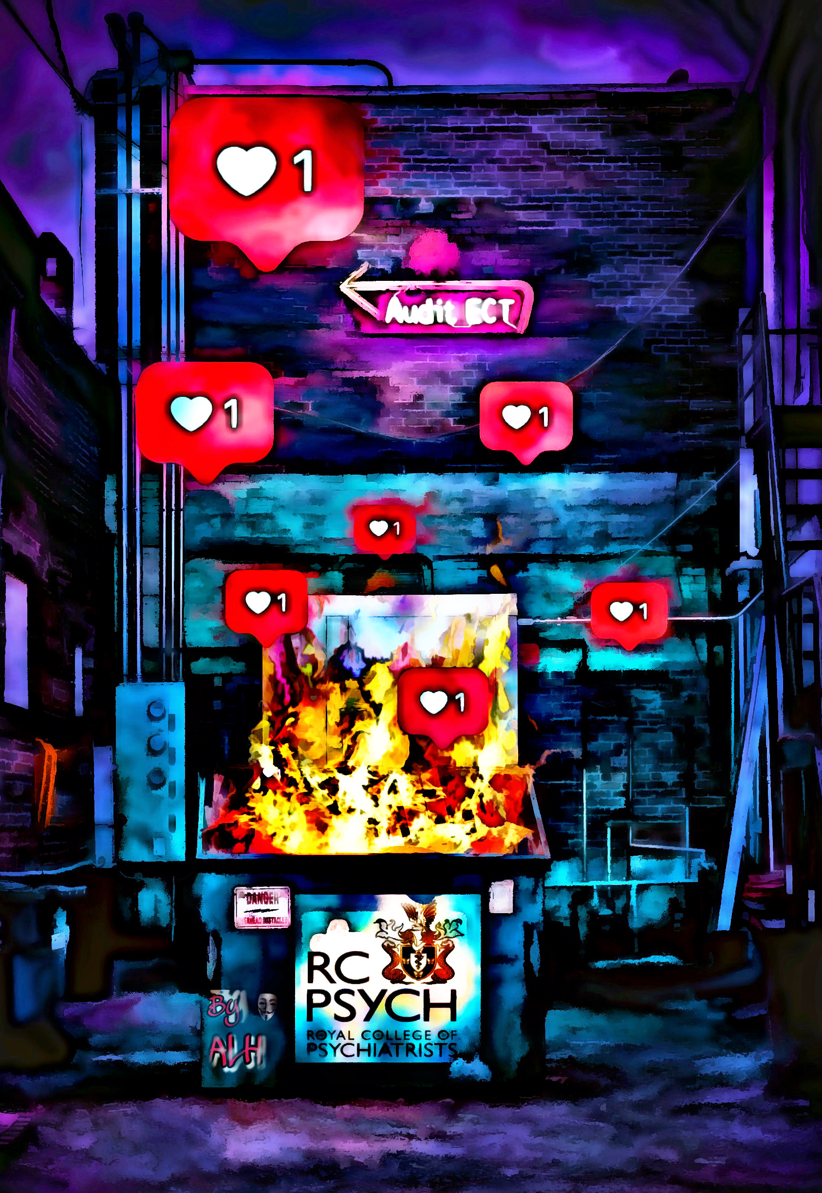 An illustration with the sign Audit ECT