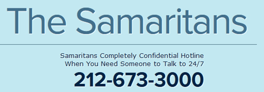 Screenshot of The Samaritans webpage