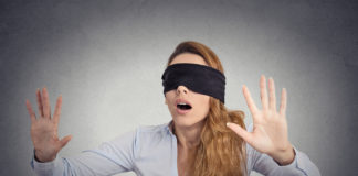Dr. Pies: Still Going Wrong blindfolded woman