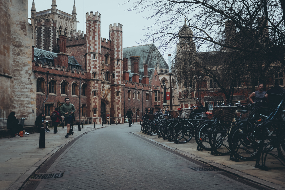 UK street in winter