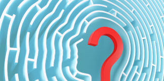 New Study: The Clinical High Risk for Psychosis (CHR-P) Model Is Flawed Question mark inside a maze in the shape of human head.