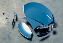 When Treatment Makes You Sick: The Eating Disorder Clinic Photograph of a blue plate shattering