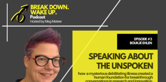 Break Down. Wake Up. podcast – 003 – Speaking About the Unspoken with Boukje Ehlen