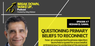 Break Down. Wake Up. podcast – 007 – Questioning Primary Beliefs to Reconnect with Hesham El Gamal