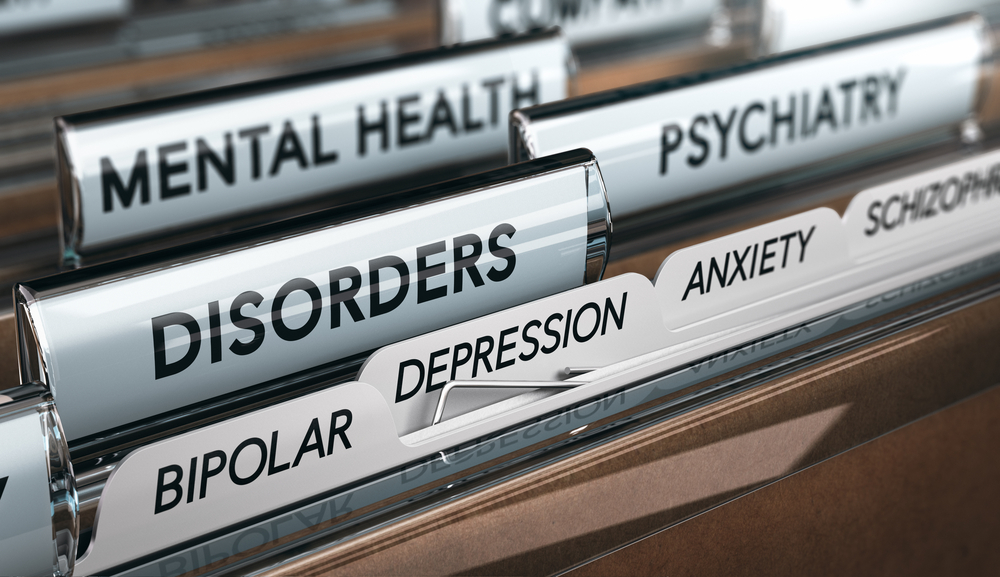 File with a list of psychiatric disorders. 