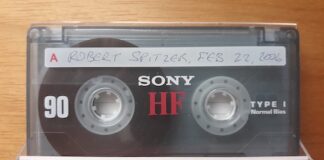 Robert Spitzer on DSM-III: A Recently Recovered Interview Photo of a cassette tape with the words "Robert Spitzer, Feb 22, 2006" on the label