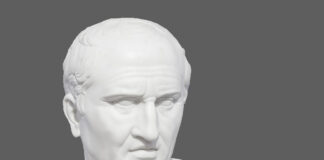 A New-Old Way of Coping with Grief A photograph of a bust of Cicero