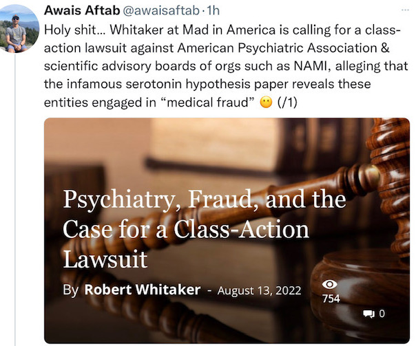 Holy Shit! Psychiatry's Cognitive Dissonance on Display - Mad In America