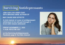 ‘Surviving Antidepressants’ Video Chat Event With Brooke Siem, Author of ‘May Cause Side Effects’