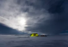 tents in the park by Dan Lenart