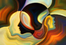 Emotional Crisis Response: The Peer-Run Respite/Soteria House Approach Compared to the Conventional Approach An abstract painting depicting heads in profile in various colors