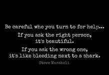 Bleeding Next to a Shark