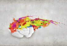 A Call for Critical Approaches to Cognitive Psychology Conceptual image of human brain in colorful splashes