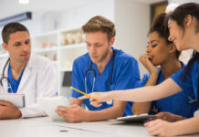 Human Rights Education can Shift Medical Students’ Perspectives on Psychiatry Medical students sitting and talking at the university