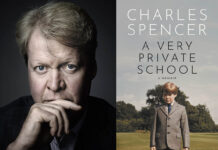 Charles Spencer’s Story of Boarding School Abuse Is Haunting Charles Spencer (left); cover of "A Very Private School" (right)